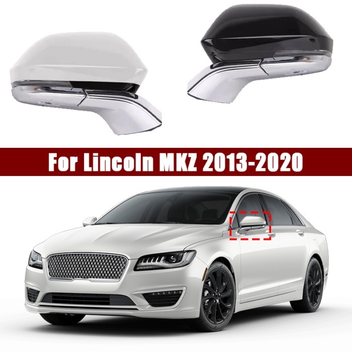 Car Side Rearview Mirror Assy For Lincoln MKZ 2013-2020 Assisted Steering Mirror Lens Electric Fold