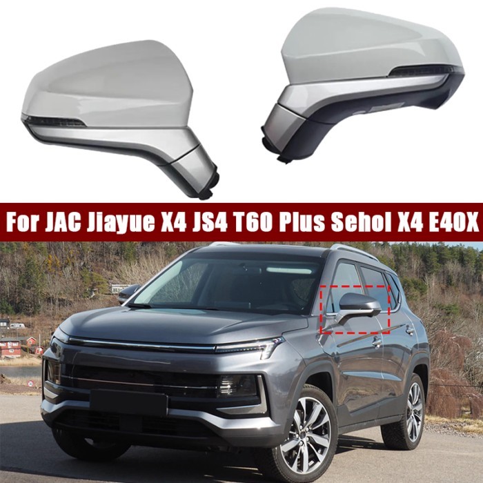 Car Side Rearview Mirror Assembly For JAC Jiayue X4 JS4 T60 Plus Sehol X4 E40X Auto Camera Turn Sig