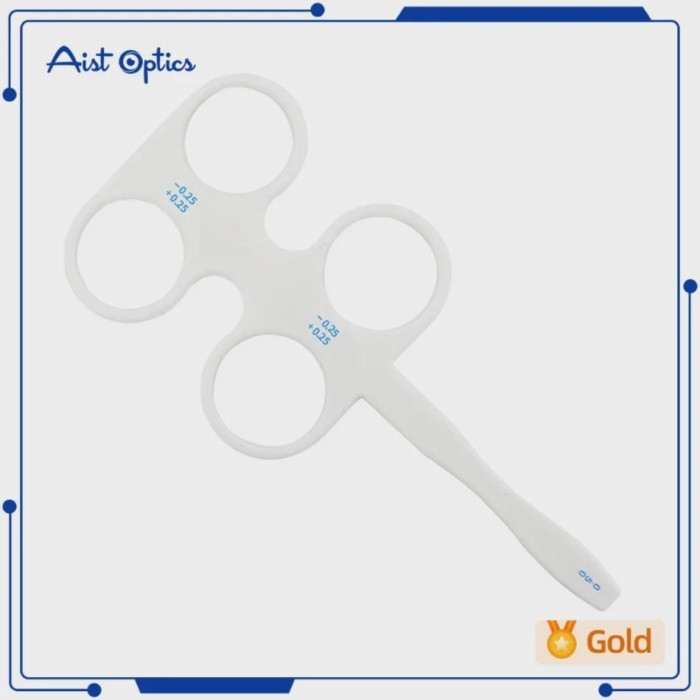 AIST Top Brand Good quality 4 Lens Plastic Optical Flipper Ophthalmic Holder eye trainer occluder o