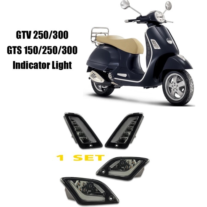 Motorcycle LED Front After Turn Signal For Vespa GTS300 GTS250 GTS150 GTS 300 GTS 250 GTS 150 Indic