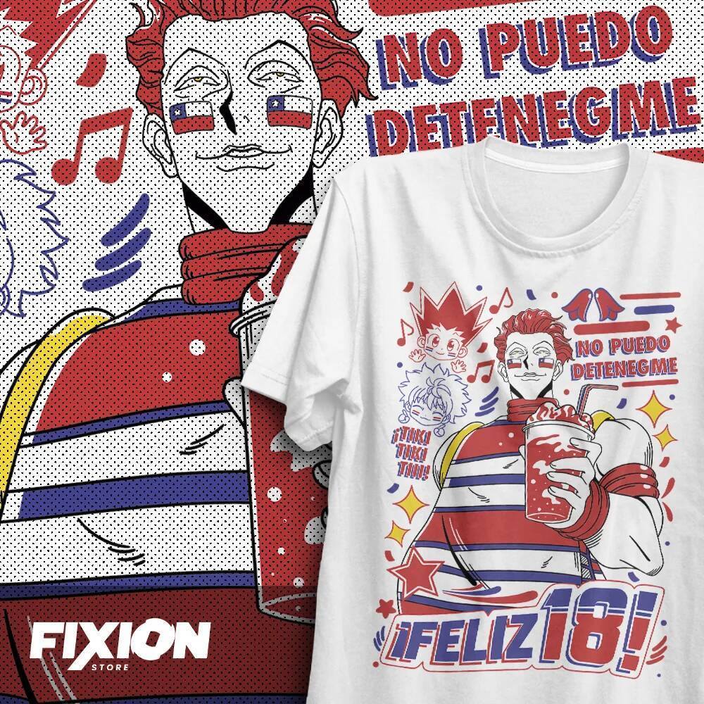 เสื้อยืดสําหรับ Anime Hunter x Hunter – Fiestas Chile – Hisoka [B] Mange Tee
