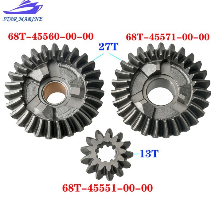 68T GEAR Set 68T-45560 68T-45551 68T-45571 For Yamaha Outboard Motor 4T F6 F8 F9.9 2T 6HP 8HP Lower