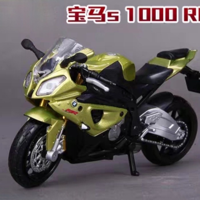 WELLY Willie 1/18 2014 BMW S 1000R จําลองรถจักรยานยนต์รุ่น Out of Print Model