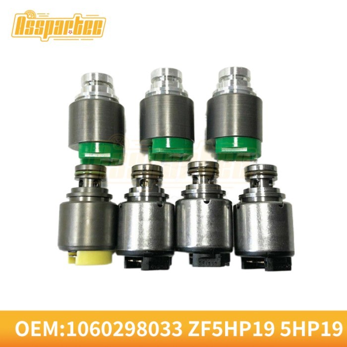 7PCS 5HP19 ZF5HP19 Transmission Solenoid Valve Kit ZF 1060 298 035 For BMW VW Audi A6 A8 S4 S6 0501