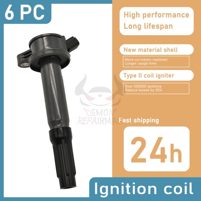 6x Ignition Coil DG514 For Mazda Mercury Montego Ford Escape Fusion V6 3.0L UF486 6E5E-12A375-BA B0