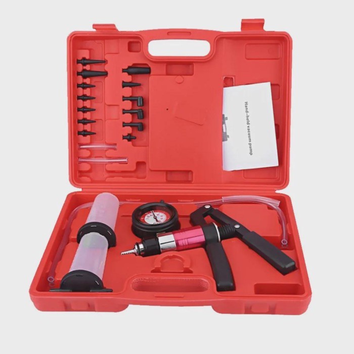 2 In 1 Hand Held DIY Brake Fluid Pressure Pump Vacuum Pump Pressure Tester Tester Kit Hand Held Vac