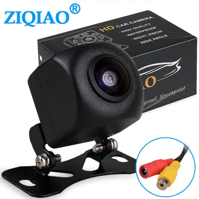 ZIQIAO Car Rear View Camera HD Fisheye Night Vision Universal Reversing Backup Camera HS032