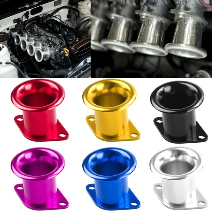 4 Pcs Air Horn For AE86 Toyota Corolla GTS Velocity Stack 20V 4AG ITB/ITBs Air Horn Funnel Black Go
