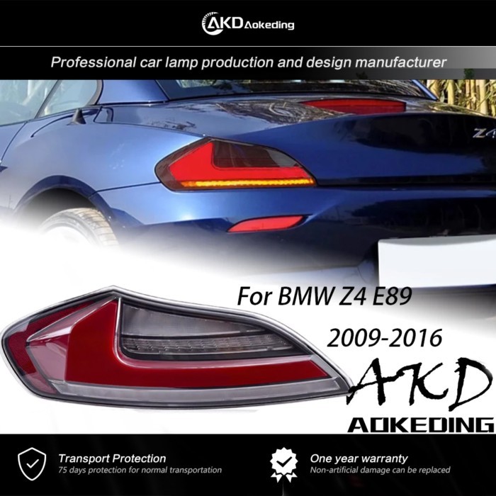 AKD Tail Lamp For BMW Z4 E89  LED Tail Lights 2008-2016 E89 Fog Lights Day Running Light DRL Tuning