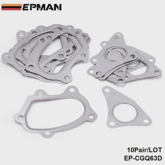 EPMAN  TD04 TD05 TF035 Turbo Turbine Inlet & Outlet Gasket For Subaru Impreza WRX EJ20/EJ25 Exhaust