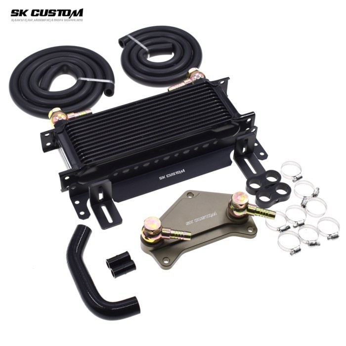 Transmission Oil Cooler Kit For VW Audi A3 TTS Golf MK6 MK5 DSG6 Speed Gearbox Oil Cooling Kit DQ25