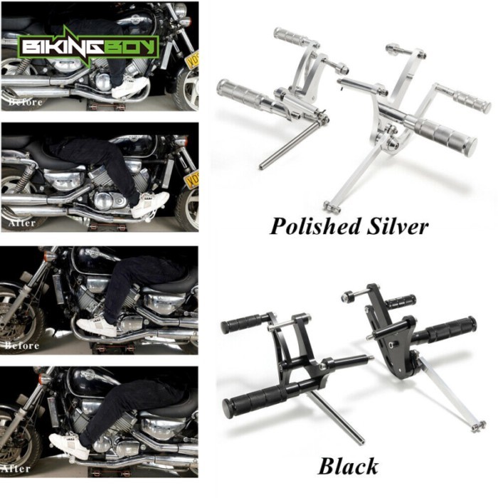 BIKINGBOY 10" Forward Controls For Honda VF750C VF750CD Magna 94 95 96 97 98 99 00 01 02 03 Rear Se