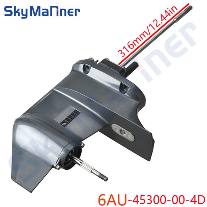 6AU-45300 Lower Unit Assy SHORT For Yamaha Outboard 4T F9.9 Hidea Powertec HDX 68T-45300-00-4D 6AU-