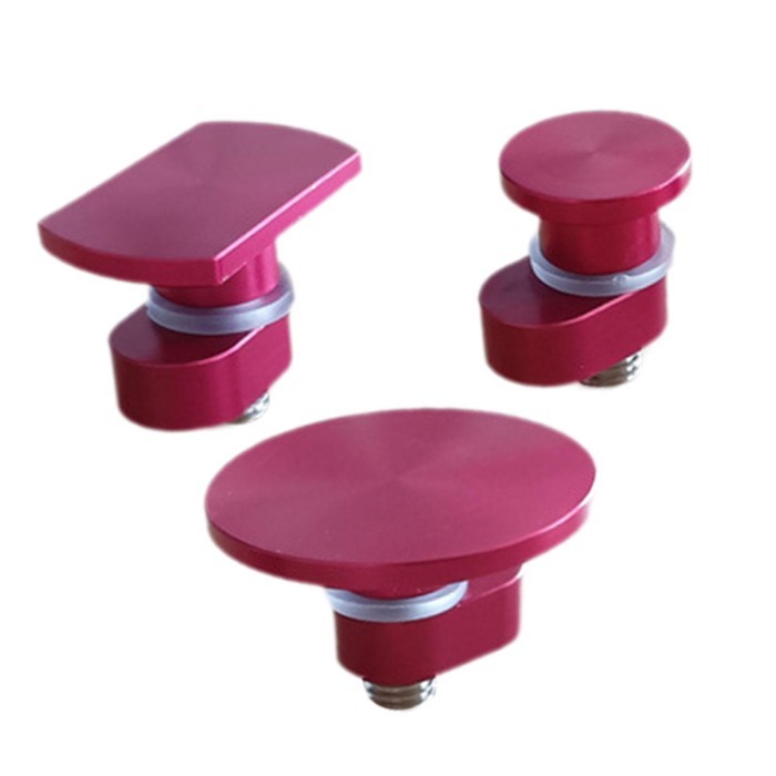 3 Pieces Generic Dent Removal Puller Tabs, Car Dent Repair Tools Paintless, Red, Automotive Dent Re