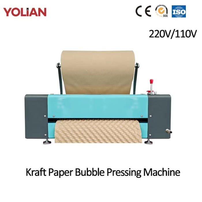Paper Bubble MachineBubble Press Kraft Paper Bubble Paper Buffer Packaging Paper Environmentally Fr