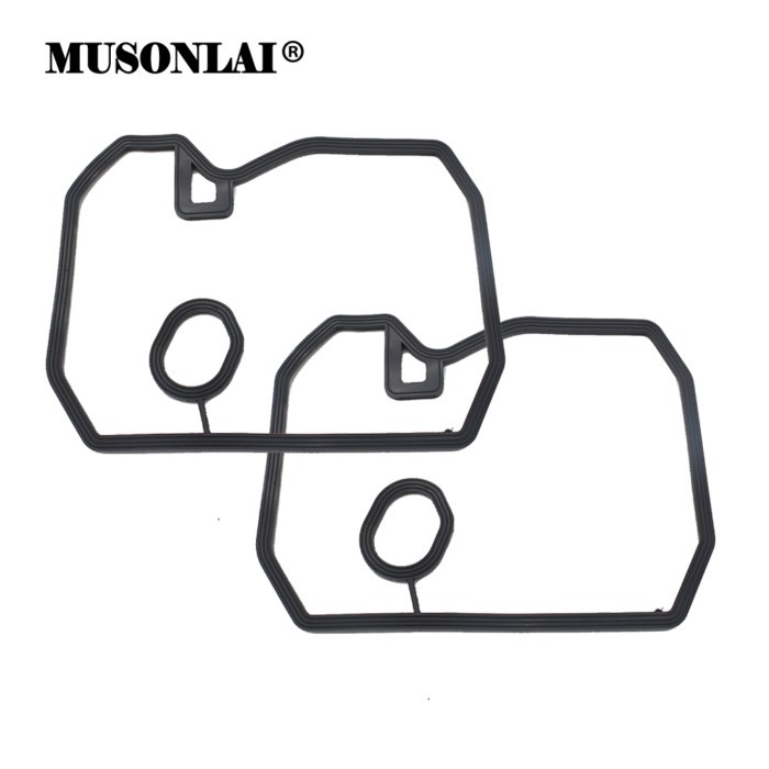 2x Motorcycle Cylinder Head Valve Cover Gasket For Honda XRV650 XRV750 Africa Twin XLV650 NTV650 De