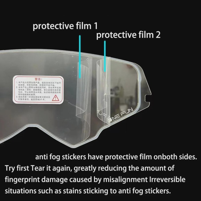 Motorcycle Helmet Visor Anti Fog Film f70 Visor Helmets Lens Film For HJC F70 HJ-32