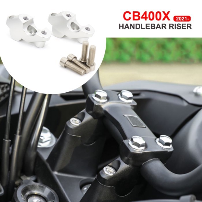 For Honda CB400X CB 400 X CB 400X Cb400x Cb 400 X  2021 2022 Motorcycle Black or Silver Handlebar R