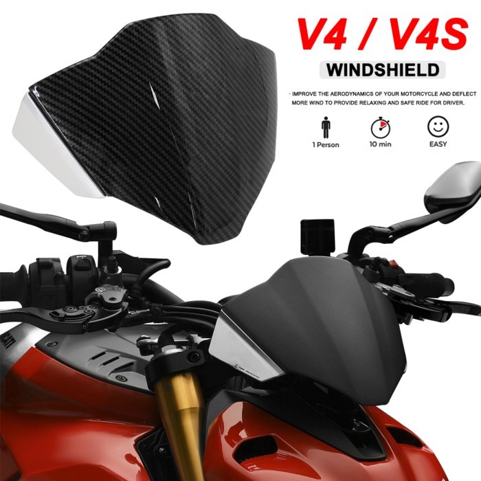For Ducati Streetfighter 1100 V4 STREETFIGHTER V4 S V4S 2020-2022 Motorcycle Accessories Windshield