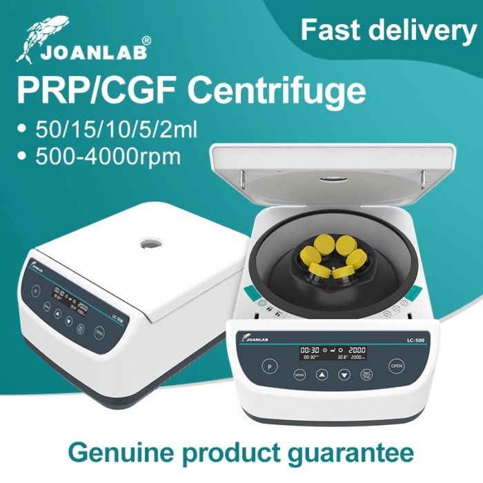 JOANLAB PRP Centrifuge Machine PRF CGF Plasma Centrifuge Laboratory For 2/5/10ml Blood Tube And 15/