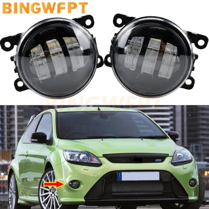 Car Front Bumper Fog Light LED Fog Lamp for Ford Focus 2 Facelift DA DB CBF 2008 - 2011 for Focus R
