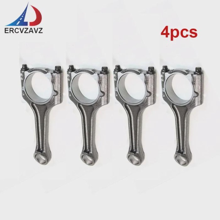 4 pcs 06H198401D New EA888 Connecting Rods Set Φ23mm 06H 198 401D For VW Scirocco CC AUDI A4 Q5 2.0
