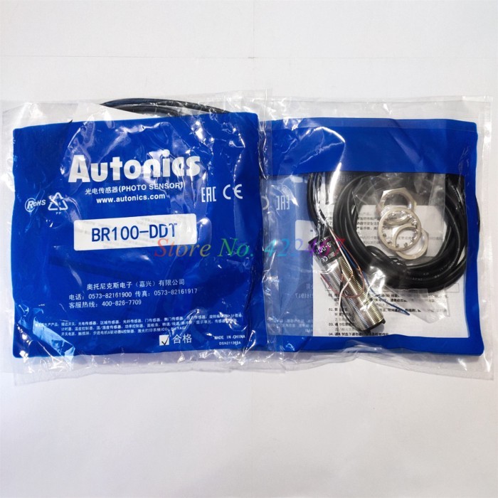 1PC New Original  Autonics Photoelectric Switch Sensor BR100-DDT BR400-DDT BR100-DDT-P BR400-DDT-P