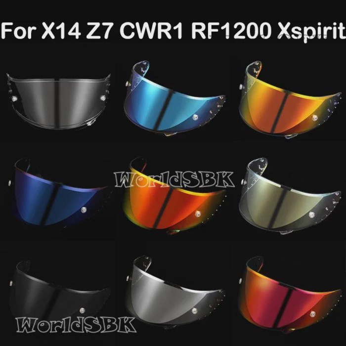 Helmet Visor for SHOEI X-14 X14 Z-7 Z7 CWR-1 CWR1 NXR RF-1200 RF1200 X-Spirit III XSpirit 3 X-Fourt