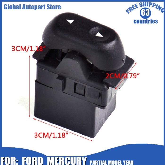 Car Accessories Power Window Control Switch 2L1Z14529AA 2L1Z14529AAB 3L1Z14529BAA For FORD CROWN LI