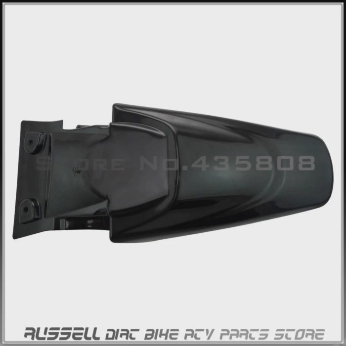 Rear Fender Mudguards KLX110 Dirt Bike Plastic Covers FOR KAWASAKI MOTO DIRT BIKE PARTS BLACK KX65