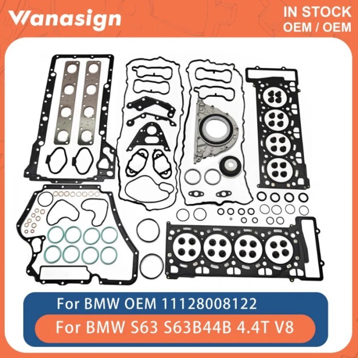Engine Full Head Gasket Set Fit 4.4 T For BMW M6 F10 F06 F12 F13 S63 S63N S63B44 4.4T 6 Series Gaso