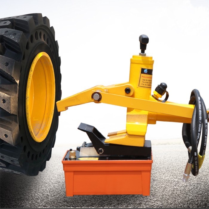Forklift tire remover Cart vacuum tire tire remover Pneumatic tire press Loader tire tire removal t