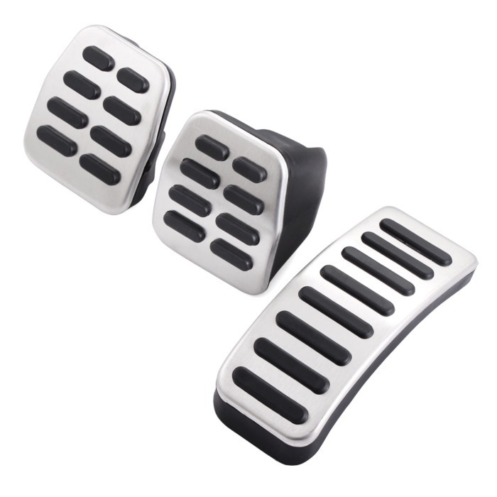 Stainless Car pedal Cover For Volkswagen VW Ibiza 6K 6L 6J Skoda Fabia Polo 9N 6R Bora Golf MK4 IV