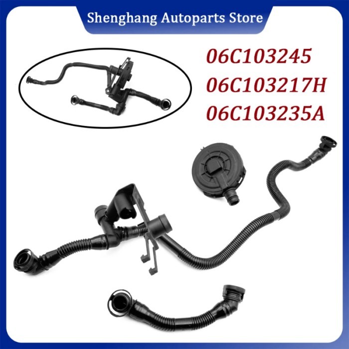 Crankcase Vent Valve PCV Breather Hose Pipe 06C103245 06C103235A 06C103217H 06C103217D For Audi A4