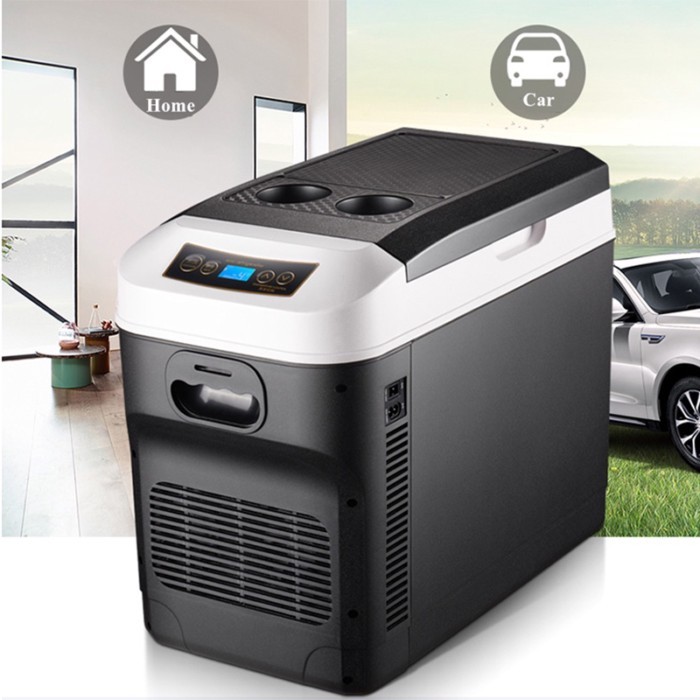 20L Car Home Mini Refrigerator DC12/24V Fridges Drinks Food Cooler Heater Keep Warm Fresh for Car H