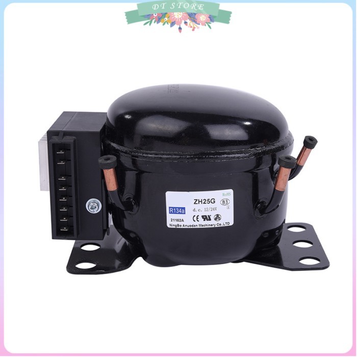 ZH25G car DC refrigerator compressor DC12/24V DC compressor car and ship refrigerator freezer 12v24
