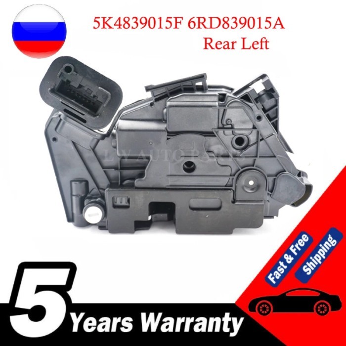 Rear Left For VW Golf MK6 MK7 Passat B7 Polo For Skoda Yeti Door Lock Latch Actuator Driver Side 5K