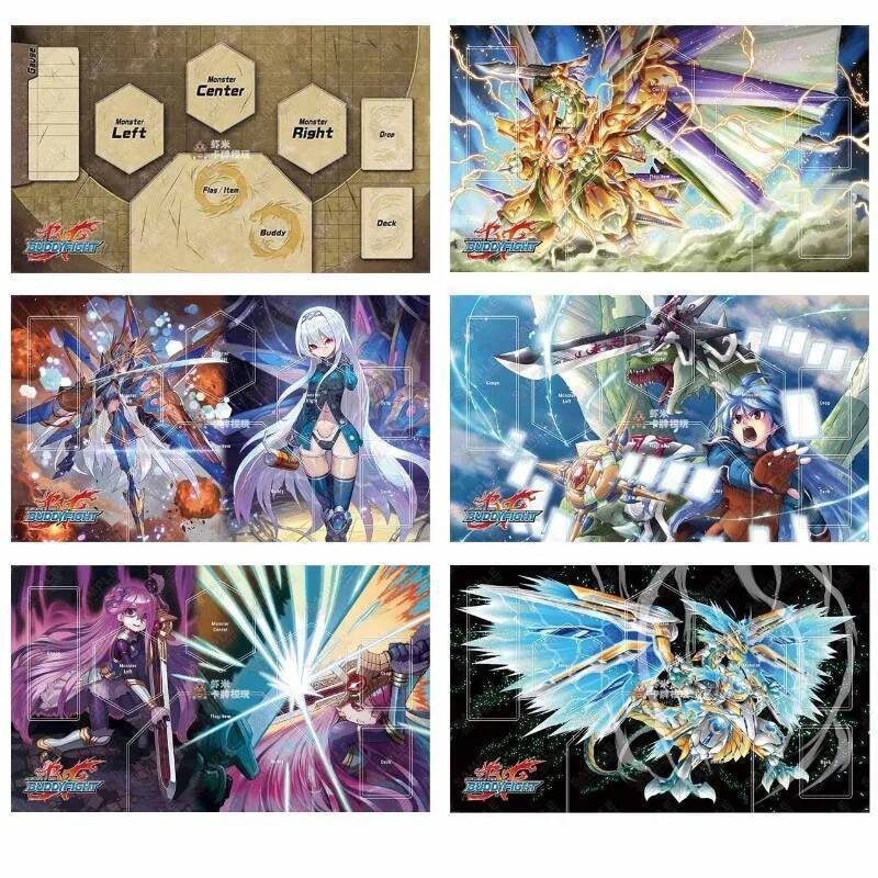 600x350mm Future Card Buddyfight Series Card Grid Trading Card Playmat อะนิเมะการ์ตูน Hyoryu Kiri เด