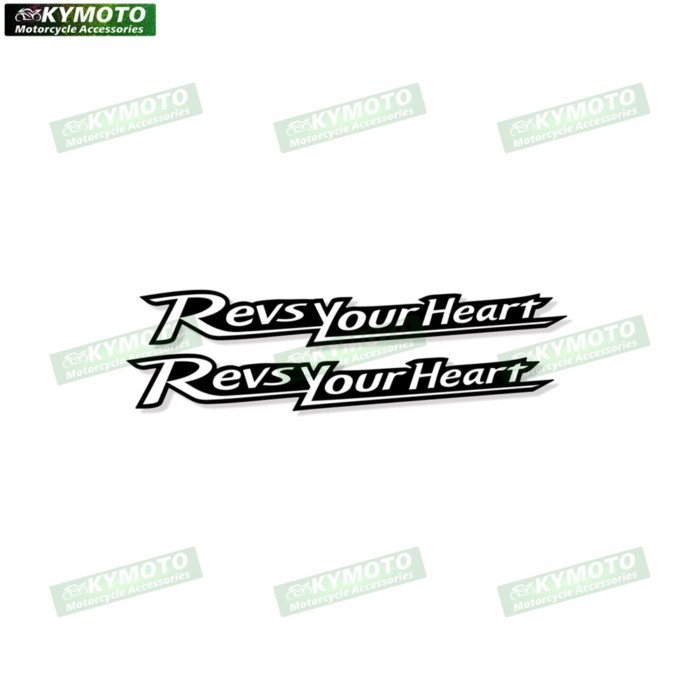 For Revs your heart motorcycle accessories decals fairing decoration helmet fuel tank engine logo r