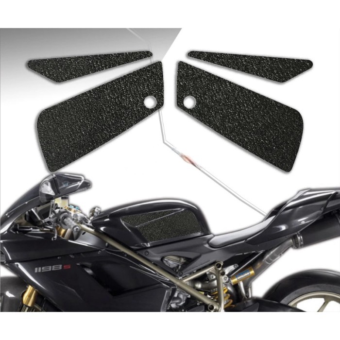 ADESIVI 3D Sticker Decal Emblem Protector Tank Pad Tank grip For DUCATI 08-13 848 07-08 1098 09-11
