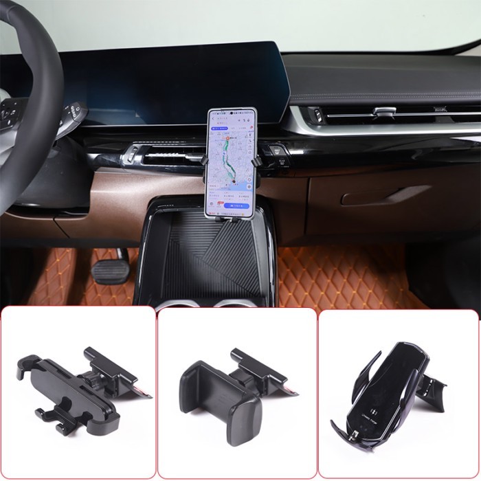 For BMW X1 U11 2023-2024 Car Central Control Mobile Phone Bracket GPS Navigation Bracket Seat Car I