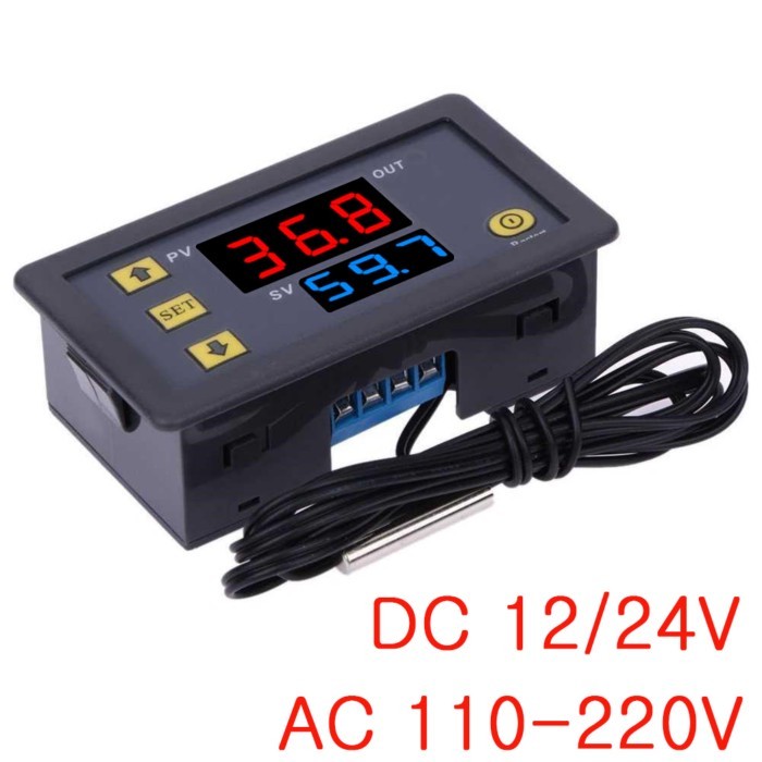 W3230 Mini Digital Temperature Controller 12V 24V 220V Thermostat Regulator Heating Cooling Control