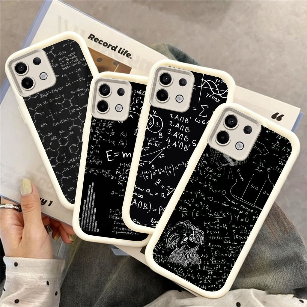 WC12 คณิตศาสตร์และเคมีปลอกสําหรับ Hp ชุบ Tecno ITEL Infinix Spark Pova POP Zero 5 P55 RS4 8 A70 GO 3