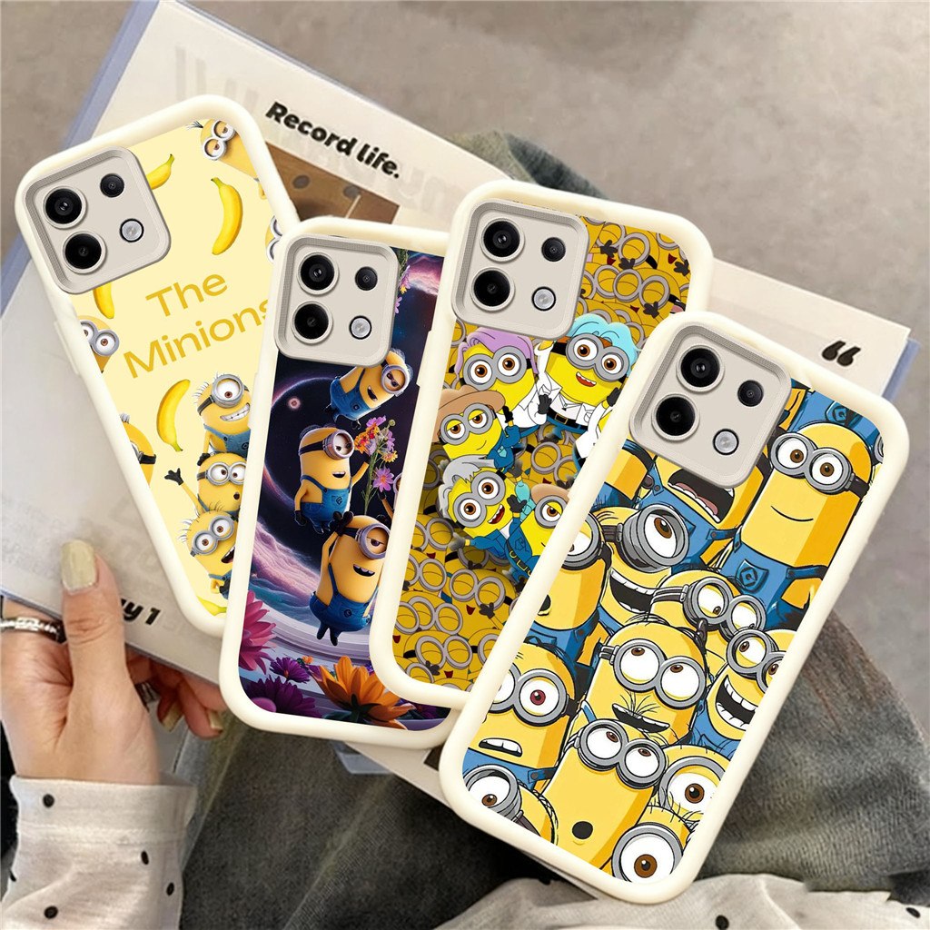 WC18 Minions สําหรับ Hp ชุบ Tecno ITEL Infinix Spark Pova POP Zero 5 P55 RS4 8 A70 GO 30 7 2024 2023