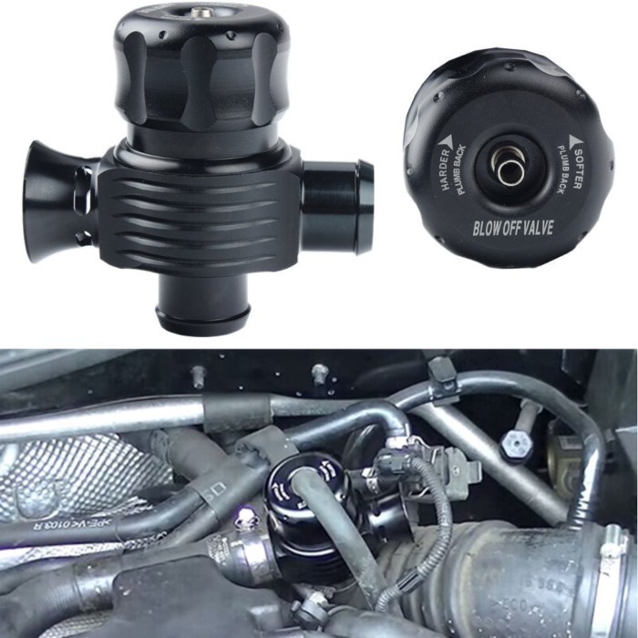 Dual Port Adjustable Blow Off Valve 25mm Bolt On Ford XR6 Turbo F6 G6E