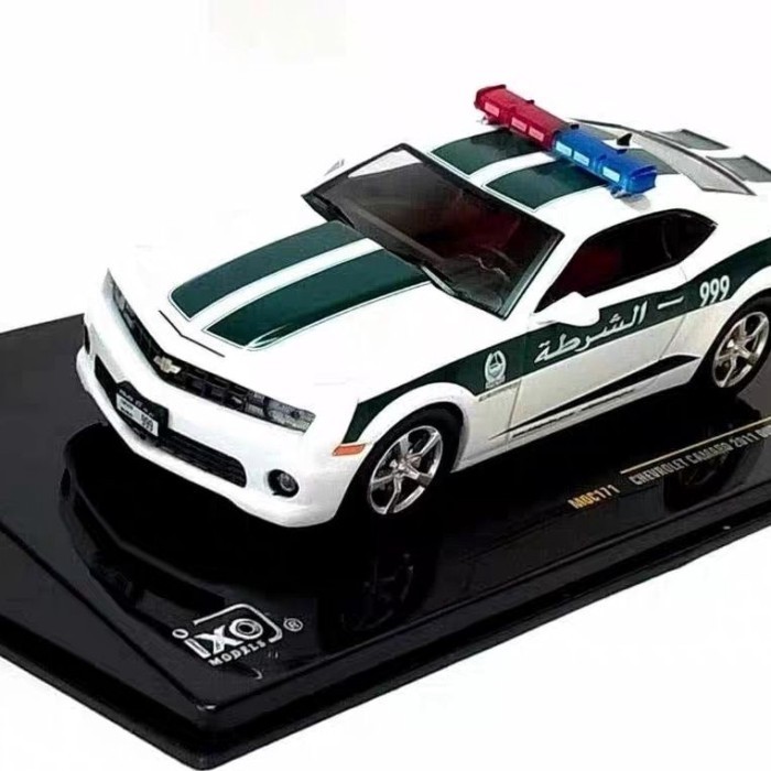 IXO 1/43 Chevrolet Camaro Police Chevrolet Police Car Model Decorative Limited Edition Car Model