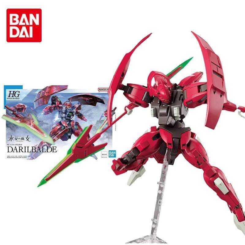Bandai Original Gundam Model Kit Anime Figure HG 1/144 The Witch From  DARILBALDE Action Figures To