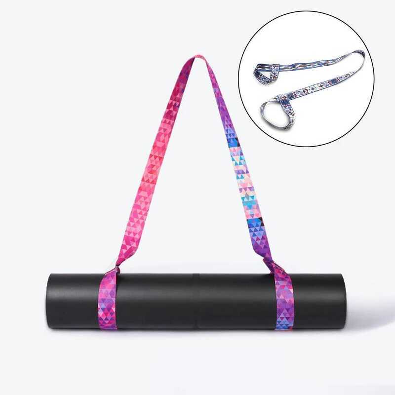 C 2 In 1 Yoga Mat Strap Stretching Band Yoga Mat Sg Yoga Belt Adjustable Mat Carrying Sg For Yoga M