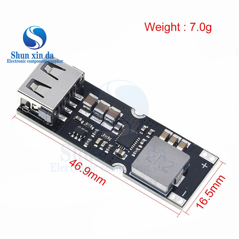 QC2.0 QC3.0 TPS61088 Single Cell Lithium Battery Boost โมดูลบอร์ด 3.7V 4.2V ลิตร 5V 9V 12V USB โทรศั