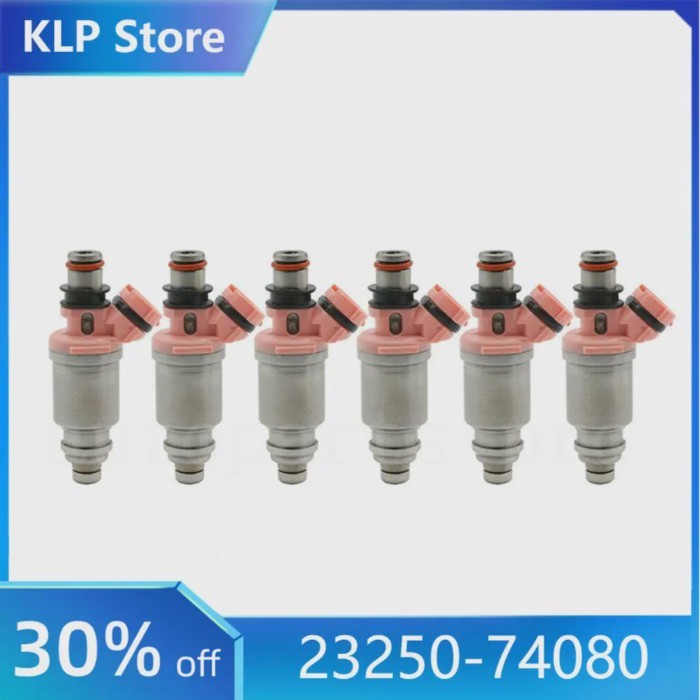 Fuel Injector 23250-74080 2325074080 23209-74080 2320974080 For Landcruiser 1FZ-FE FZJ70 FZJ75 FZJ8